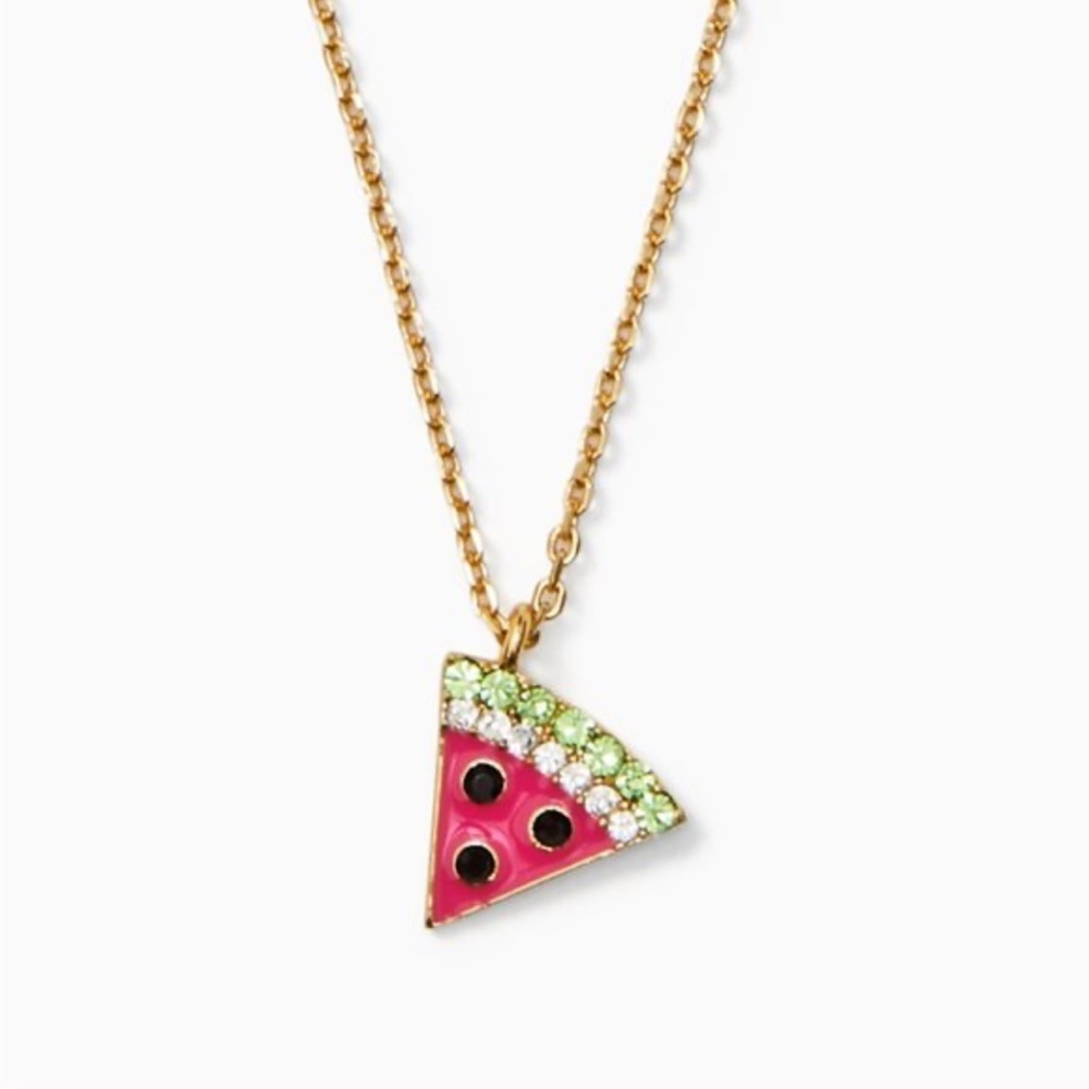 Kate Spade Picnic Perfect Watermelon Slice Necklace 🍉